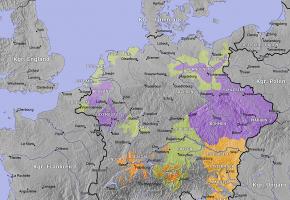 What is the date of the formation of the Holy Roman Empire?